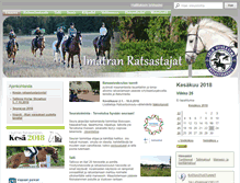 Tablet Screenshot of imatranratsastajat.fi